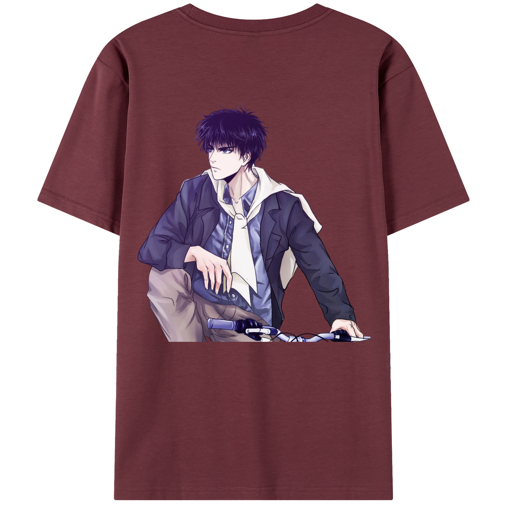 SLAM DUNK／スラムダンク 綿100％半袖Tシャツ（背面プリント）